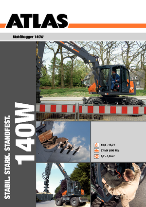 Колісні екскаватори Atlas 140 W