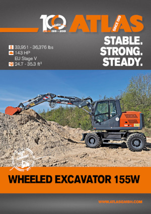 Колісні екскаватори Atlas 155 W