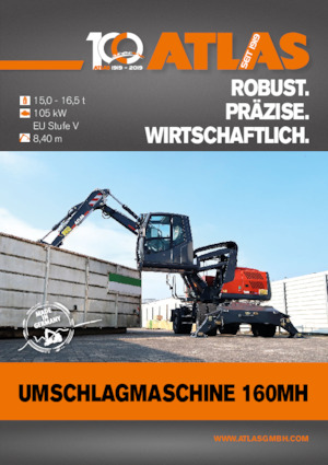 Колісні екскаватори Atlas 160 MH