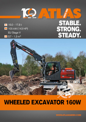 Колісні екскаватори Atlas 160 W