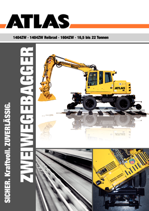 Колісні екскаватори Atlas 1604 ZW