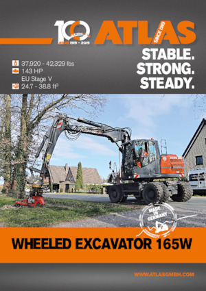 Колісні екскаватори Atlas 165 W