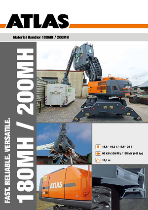 Колісні екскаватори Atlas 200 MH