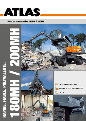 Колісні екскаватори Atlas 200 MH