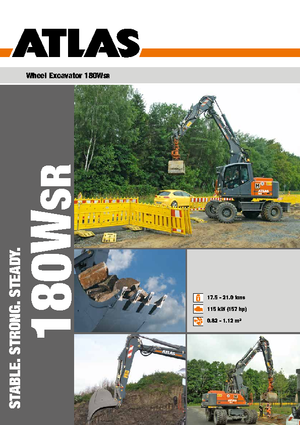 Колісні екскаватори Atlas 180 W-SR