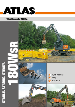 Колісні екскаватори Atlas 180 W-SR