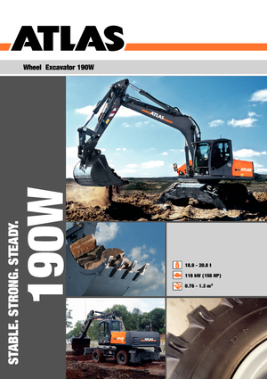 Колісні екскаватори Atlas 190 W