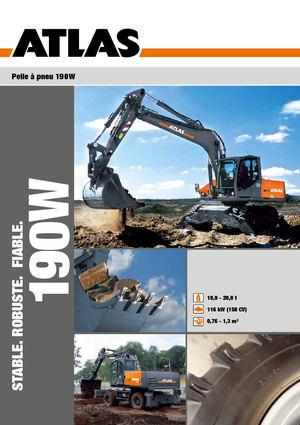 Колісні екскаватори Atlas 190 W