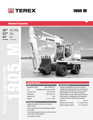 Колісні екскаватори Atlas 1905 M - Ind.