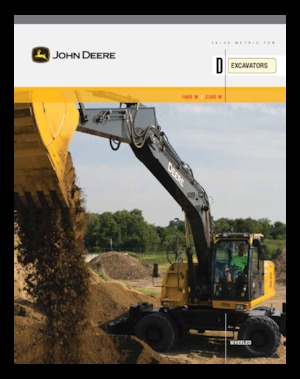 Колісні екскаватори John Deere Construction 220D W