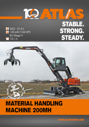 Колісні екскаватори Atlas 200 MH