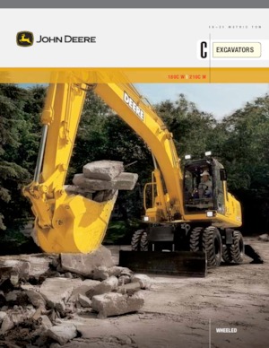 Колісні екскаватори John Deere Construction 210C W