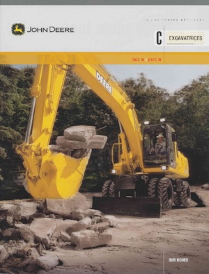 Колісні екскаватори John Deere Construction 180C