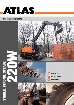 Колісні екскаватори Atlas 220 W