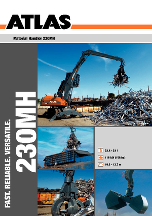 Колісні екскаватори Atlas 230 MH