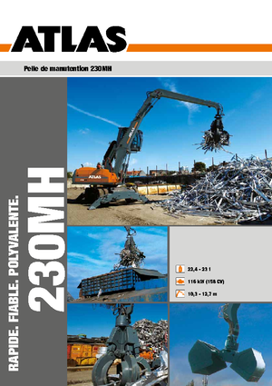 Колісні екскаватори Atlas 230 MH