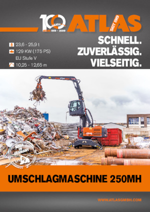 Колісні екскаватори Atlas 250 MH