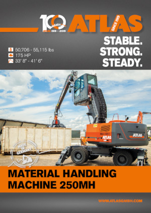 Колісні екскаватори Atlas 250 MH