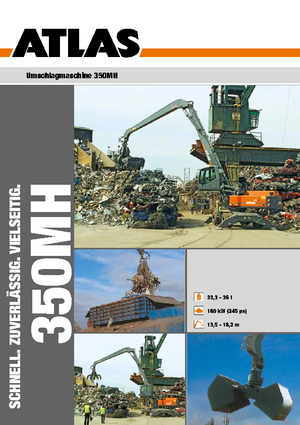 Колісні екскаватори Atlas 350 MH