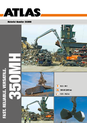 Колісні екскаватори Atlas 350 MH