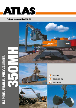 Колісні екскаватори Atlas 350 MH