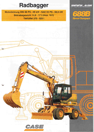 Колісні екскаватори Case Poclain 688 B P2AL