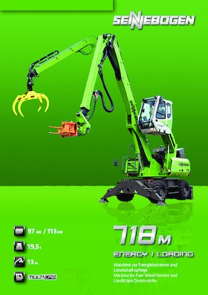 Екскаватори для перевалки Sennebogen 718M E