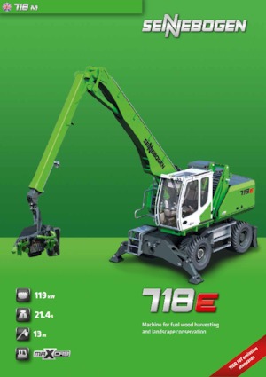 Екскаватори для перевалки Sennebogen 718M E