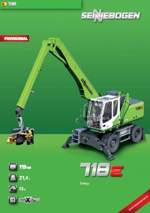 Екскаватори для перевалки Sennebogen 718M E