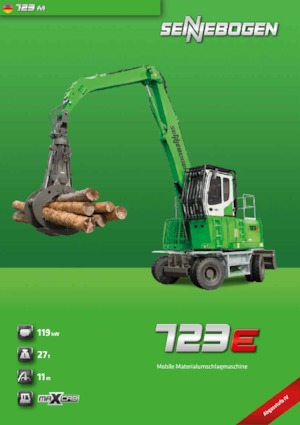 Екскаватори для перевалки Sennebogen 723M E