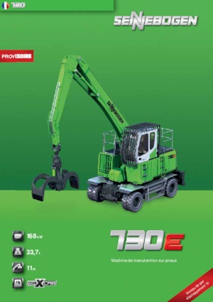 Екскаватори для перевалки Sennebogen 730M E