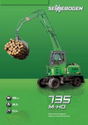 Колісні екскаватори Sennebogen 735 M-HD