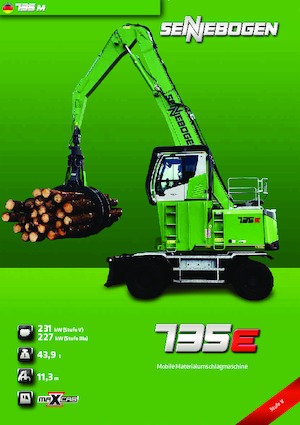 Екскаватори для перевалки Sennebogen 735M E