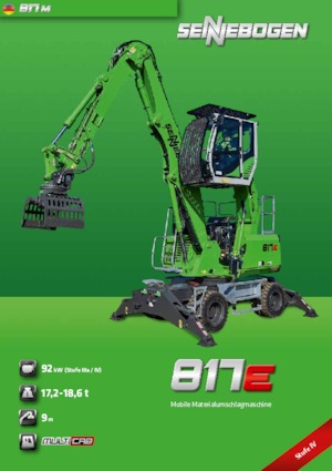 Екскаватори для перевалки Sennebogen 817M E