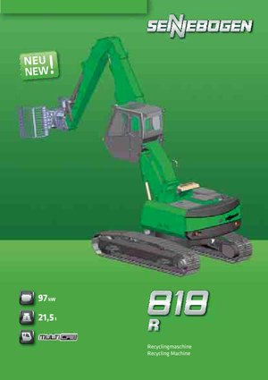Колісні екскаватори Sennebogen 818 R