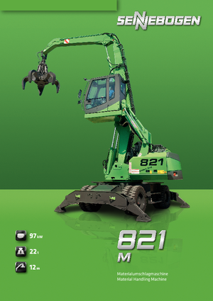 Колісні екскаватори Sennebogen 821 M