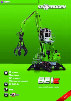 Екскаватори для перевалки Sennebogen 821M E