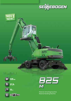 Колісні екскаватори Sennebogen 825 M