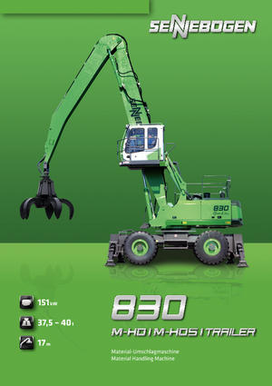 Колісні екскаватори Sennebogen 830 M-HD