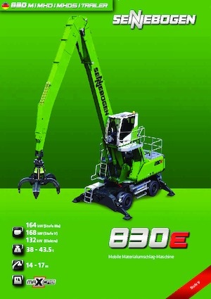 Екскаватори для перевалки Sennebogen 830M E 