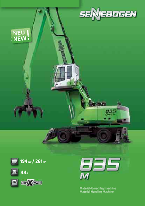 Колісні екскаватори Sennebogen 835 M