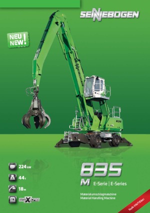 Екскаватори для перевалки Sennebogen 835M E