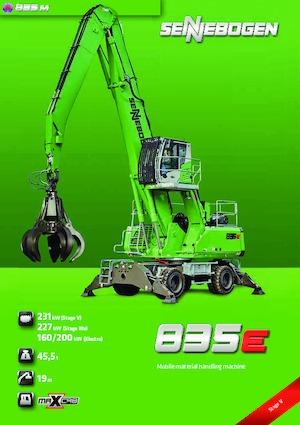 Екскаватори для перевалки Sennebogen 835M E