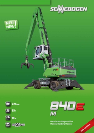 Колісні екскаватори Sennebogen 840 M