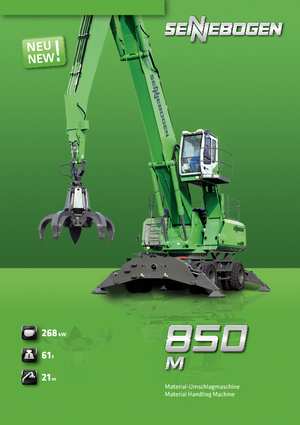 Колісні екскаватори Sennebogen 850 M