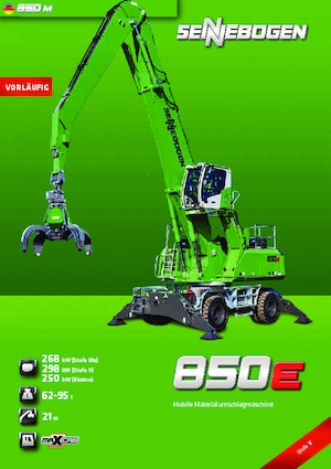 Екскаватори для перевалки Sennebogen 850M E 