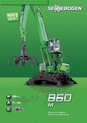 Колісні екскаватори Sennebogen 860 M
