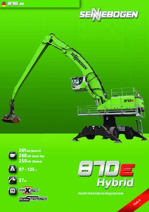 Екскаватори для перевалки Sennebogen 860M E Hybrid