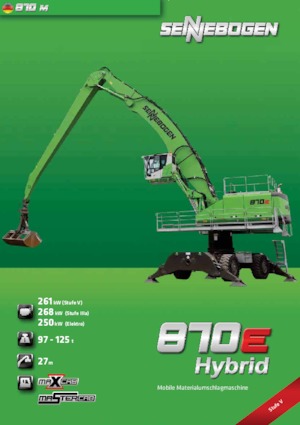 Колісні екскаватори Sennebogen 870 M