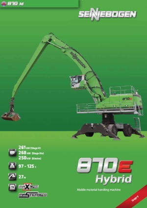 Колісні екскаватори Sennebogen 870 M